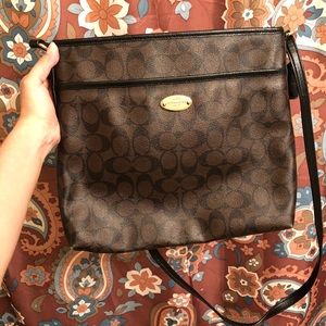 Coach cross body purse